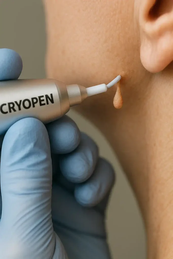 Cryopen for skin tags removal King's Cross speak to our team today!