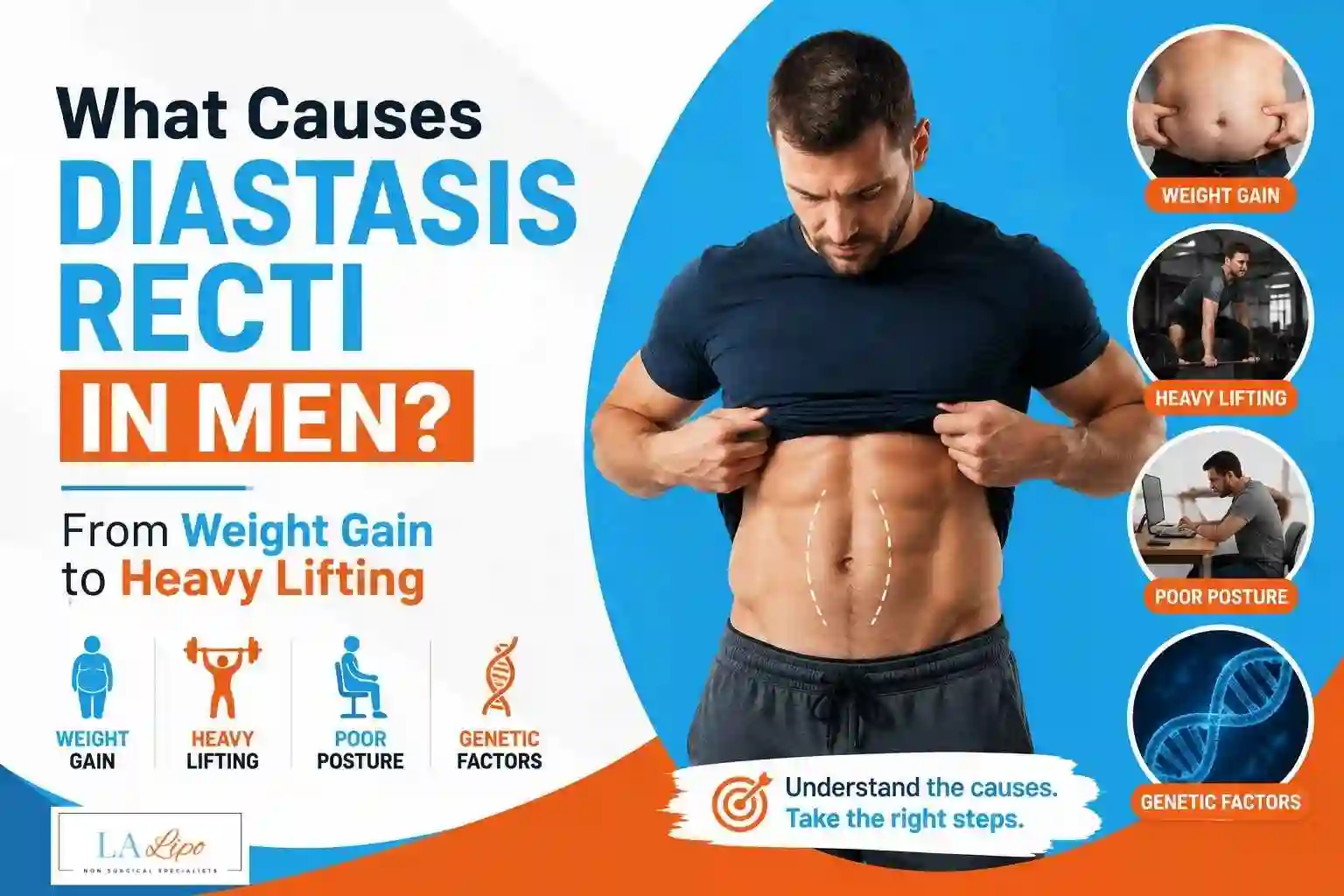 What Causes Diastasis Recti in Men? From Weight Gain to Heavy Lifting King's Cross